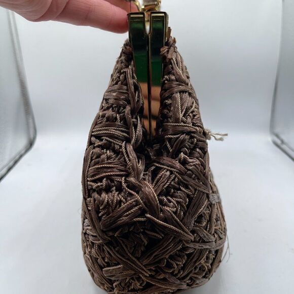 RARE Vintage Marchioness Rafia Purse. - Picture 10 of 15
